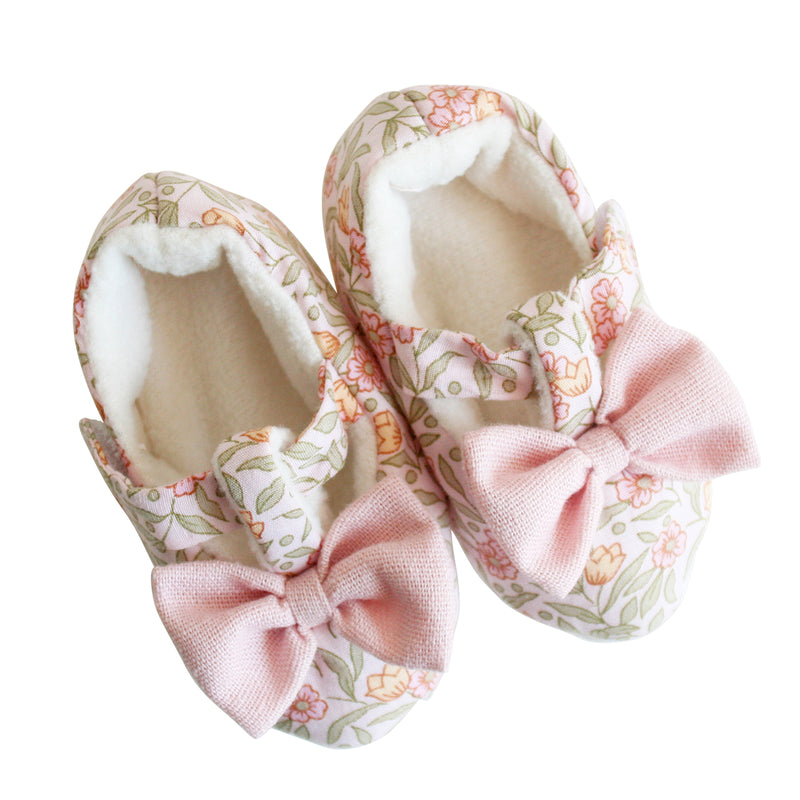 Bow Booties - Blossom Lily Pink by Alimrose