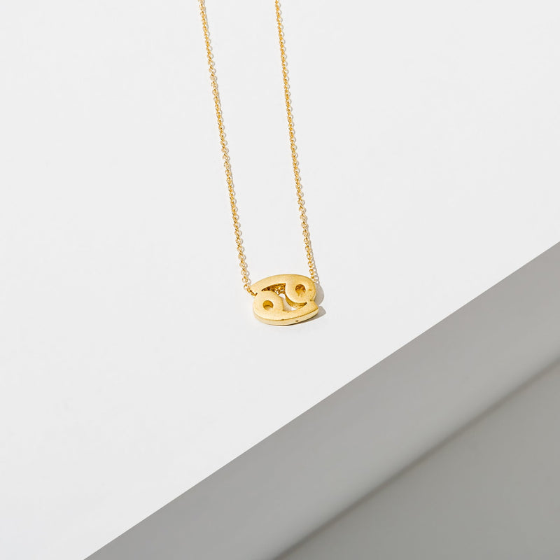 Zodiac Necklace - 24K Gold Plated by Larissa Loden Accessories Larissa Loden Cancer  