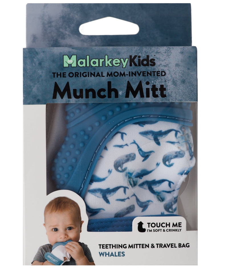 Munch Mitt - Whales by Malarkey Kids Toys Malarkey Kids   