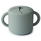 Silicone Snack Cup - Cambridge Blue Nursing + Feeding Mushie & Co   