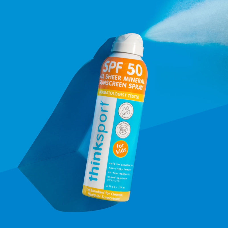 Thinksport for Kids All Sheer Mineral Sunscreen Spray SPF 50 by Thinksport