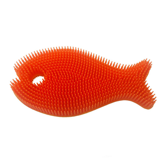 Silicone Bath Scrub - Gold Fish by InnoBaby