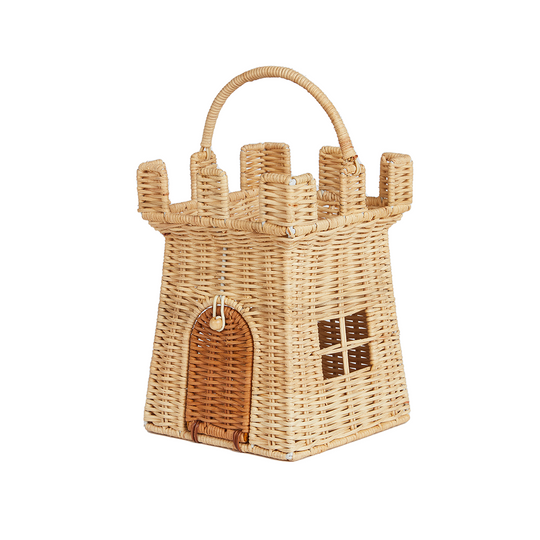 Rattan Castle Bag by Olli Ella