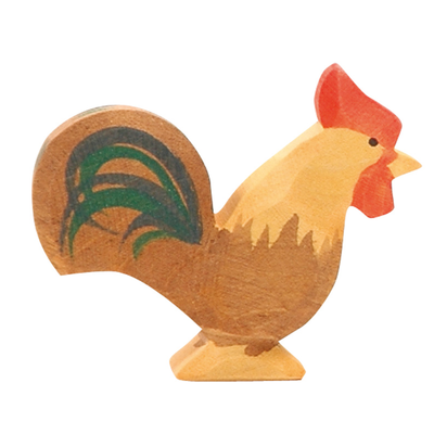 Rooster - Brown by Ostheimer Wooden Toys Toys Ostheimer Wooden Toys   