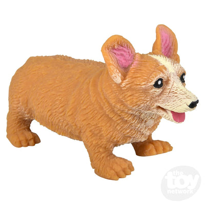 Stretchy Squish Corgi - 4 Inch by the Toy Network Toys The Toy Network   