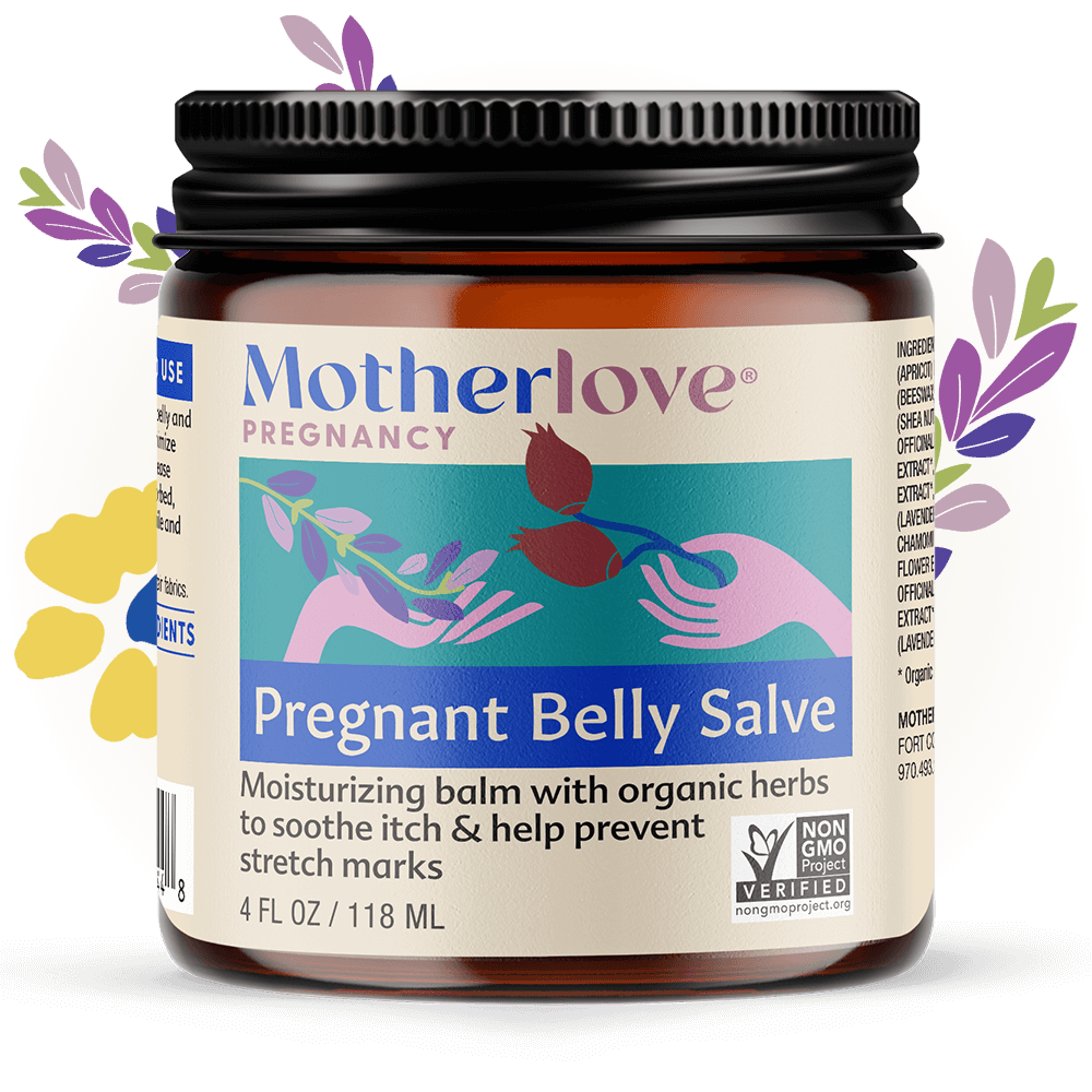 Pregnant Belly Salve 4 oz by Motherlove Bath + Potty Motherlove   