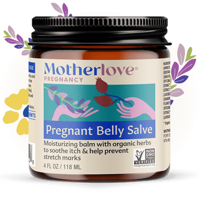 Pregnant Belly Salve 4 oz by Motherlove Bath + Potty Motherlove   