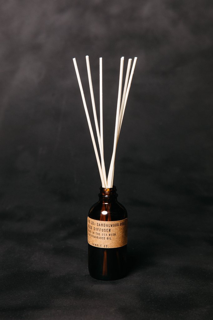 Sandalwood Rose Reed Diffuser by PF Candle Co Decor PF Candle Co   