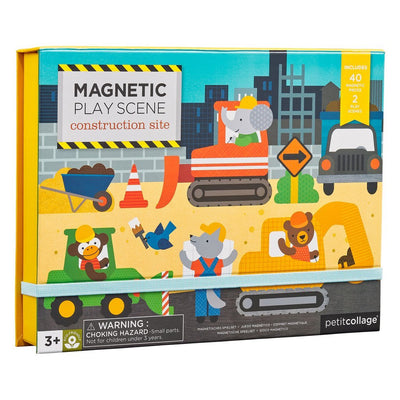 Magnetic Play Scene - Construction Site by Petit Collage Toys Petit Collage   