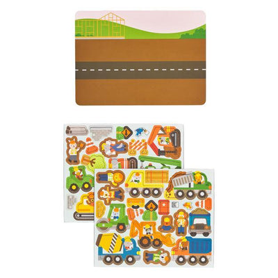 Magnetic Play Scene - Construction Site by Petit Collage Toys Petit Collage   