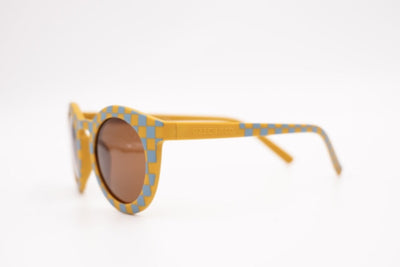 Baby Polarized Sunglasses - Laguna/Wheat Checks by Grech & Co. Accessories Grech & Co.   