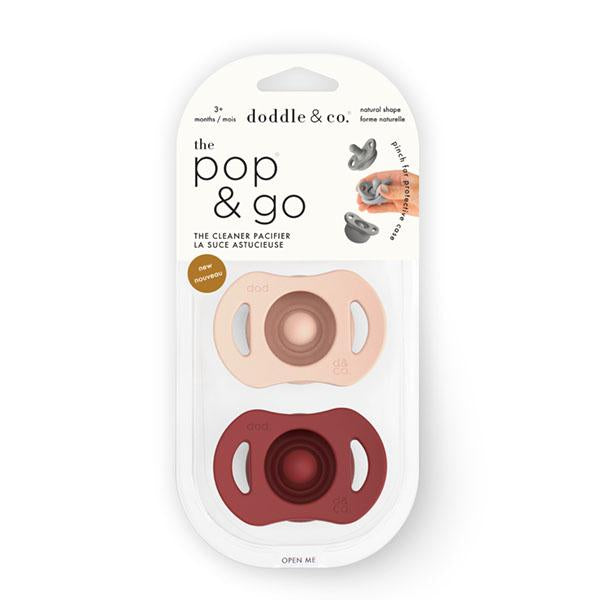 The Pop & Go 2pk - Just Peachy + Upper Rust Infant Care Doddle & Co   