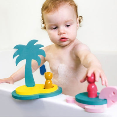 Bath Puzzle Friends - Treasure Island by Quut Toys Toys Quut Toys   