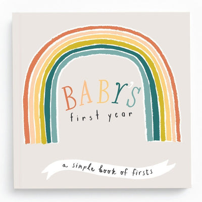 Little Rainbow Memory Baby Book by Lucy Darling Books Lucy Darling   