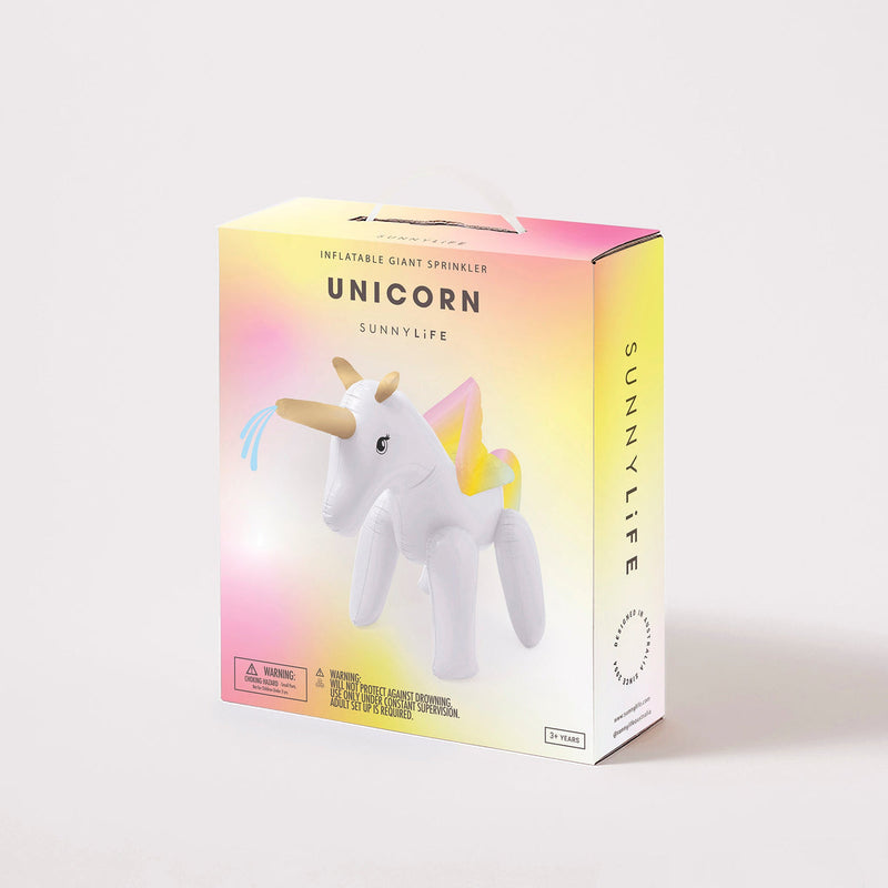 Giant Inflatable Sprinkler - Unicorn by Sunnylife Toys Sunnylife   