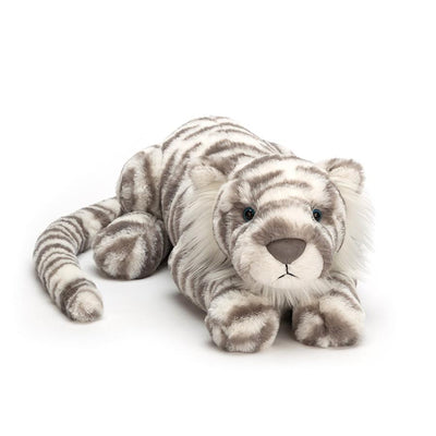 Sacha Snow Tiger - Medium 18 Inch by Jellycat Toys Jellycat   