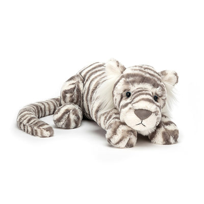 Sacha Snow Tiger - Little 12 Inch by Jellycat Toys Jellycat   