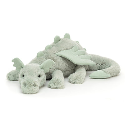 Sage Dragon - Huge 29 Inch by Jellycat Toys Jellycat   