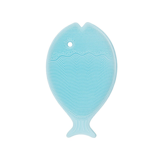 Silicone Mini Bath Scrub - Aqua Fish by InnoBaby