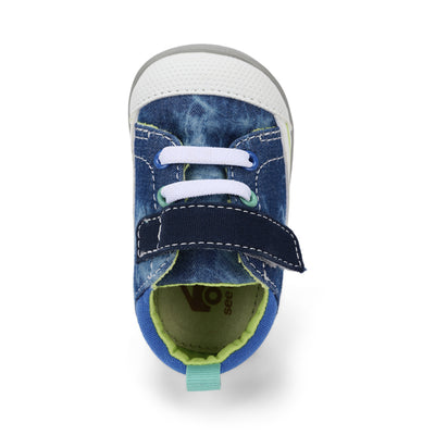 Stevie II Infant Shoe - Blue Tie Dye by See Kai Run Shoes See Kai Run   