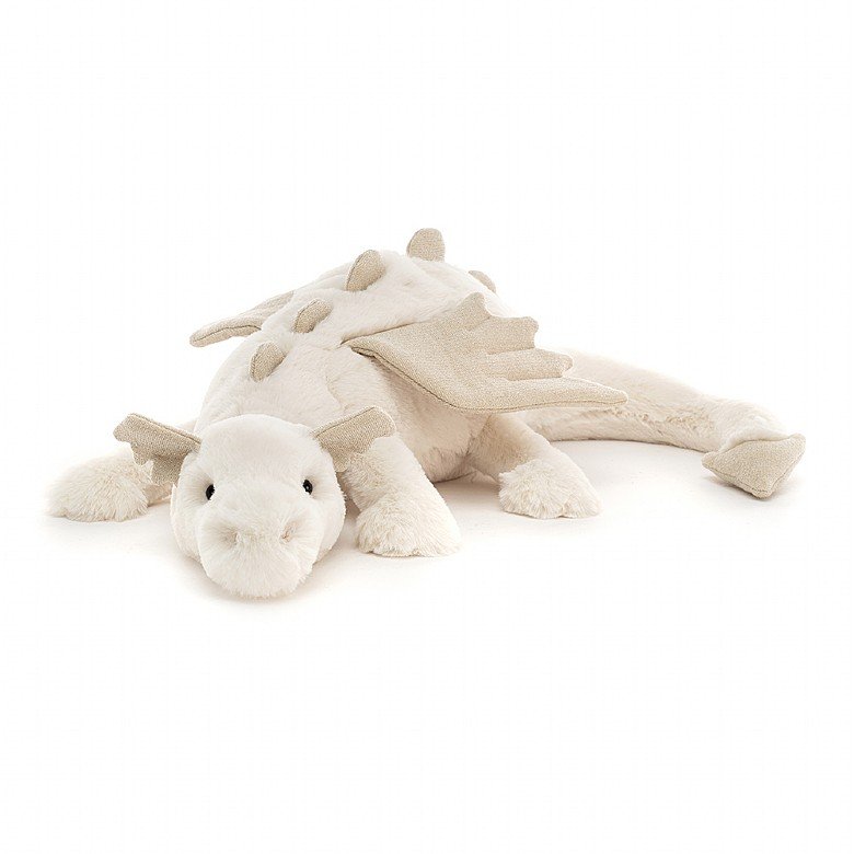 Snow Dragon - Medium 20 Inch by Jellycat Toys Jellycat   