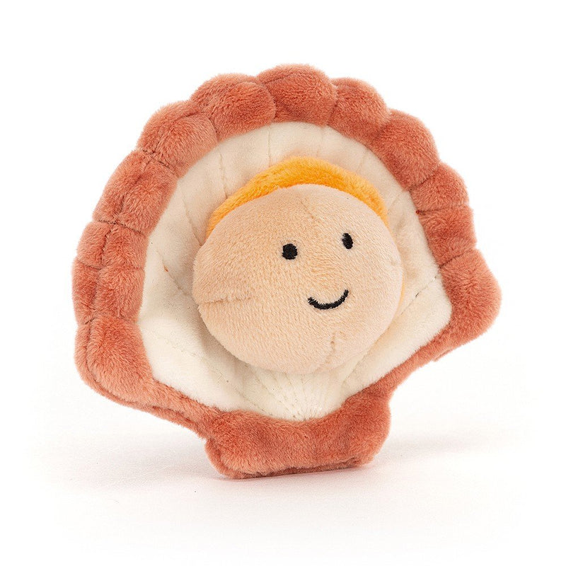 Sensational Seafood Scallop - 4 Inch by Jellycat Toys Jellycat   