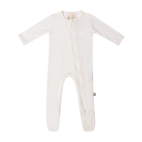 Solid Footie with Zipper - Cloud by Kyte Baby