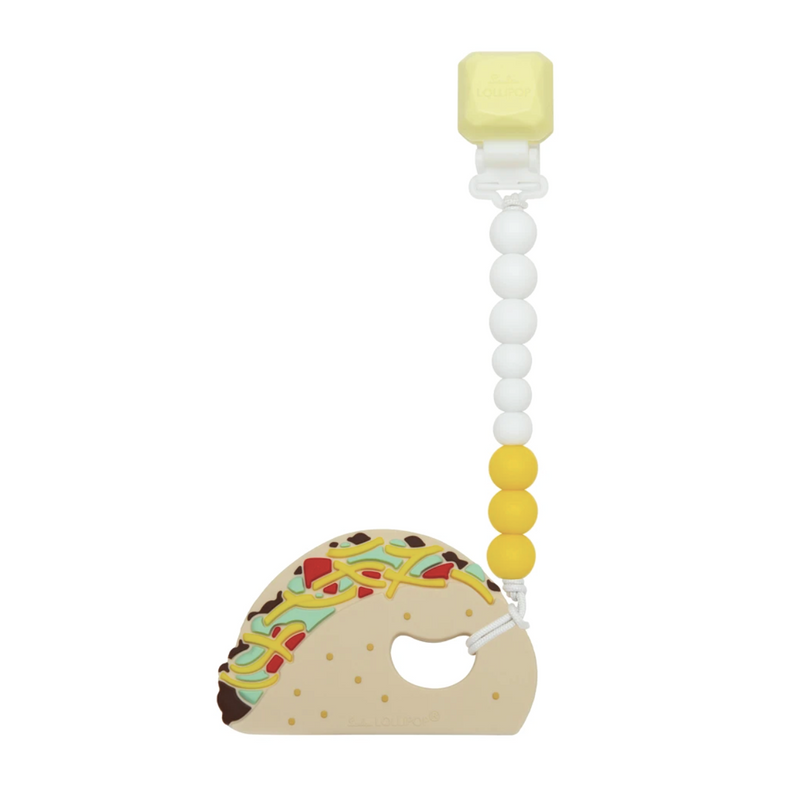 Taco Teether Set Gem by Loulou Lollipop Toys Loulou Lollipop   