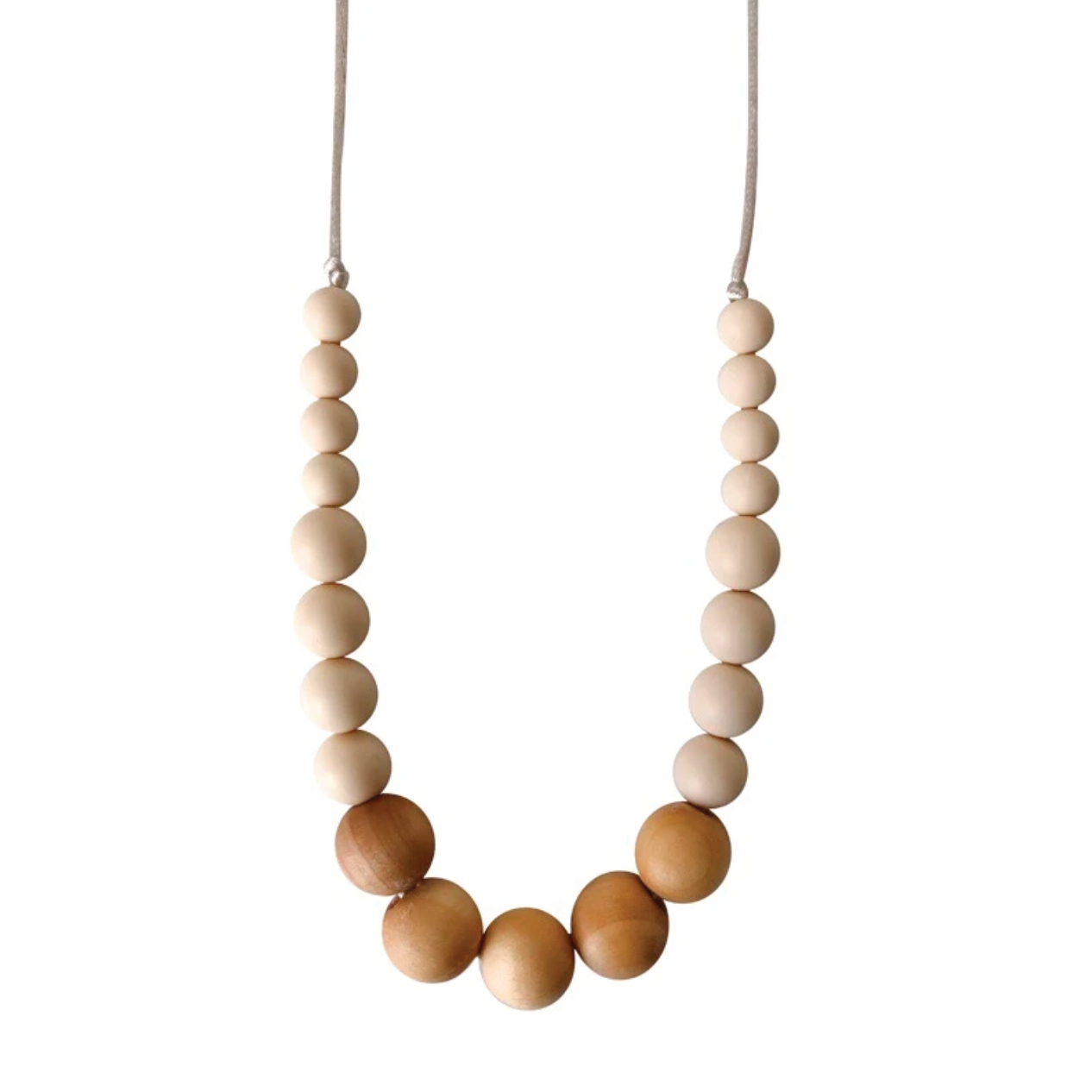 Landon Teething Necklace - Cream by Chewable Charm Accessories Chewable Charm   