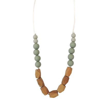 Harrison Teething Necklace - Succulent by Chewable Charm Accessories Chewable Charm   