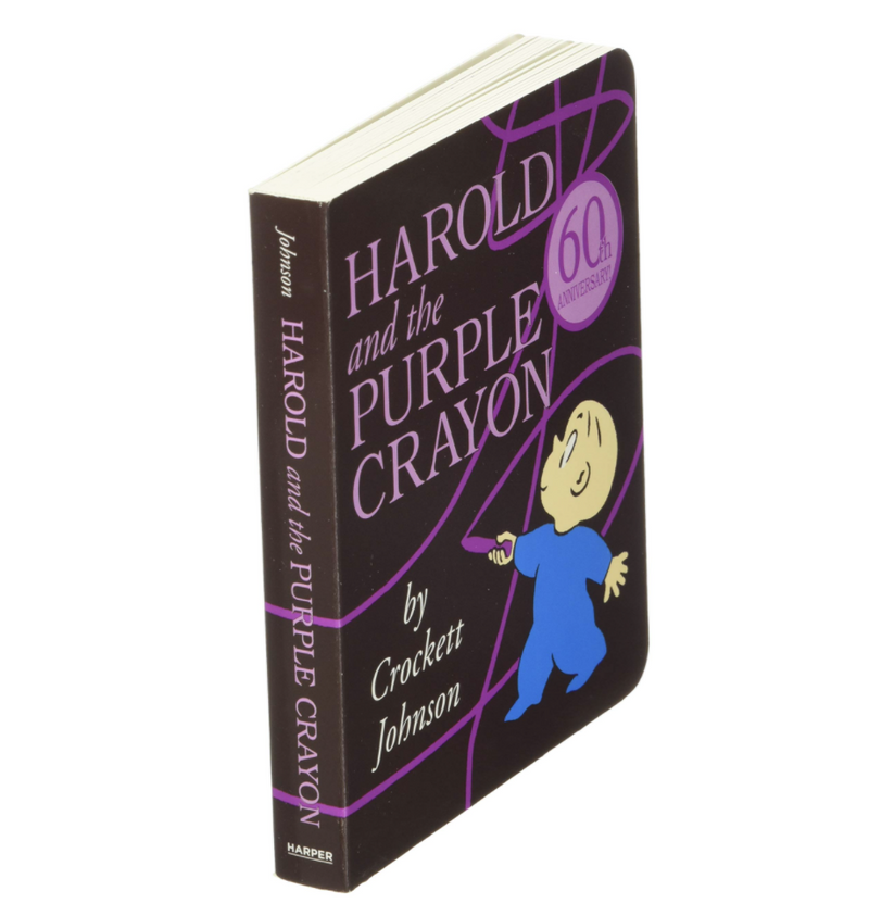 Harold & the Purple Crayon - Board Book Books Harper Collins   