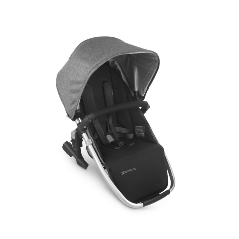 Vista V2 RumbleSeat by UPPAbaby Gear UPPAbaby JORDAN (charcoal mélange/silver/black leather)  