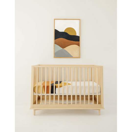 Cotton Muslin Crib Sheet - Sunset by Clementine Kids