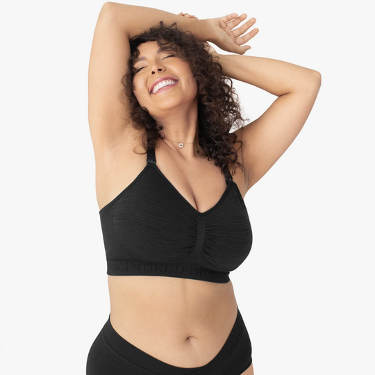 Sublime Hands Free Nursing & Pumping Bra - Black by Kindred Bravely