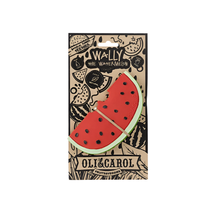 Wally the Watermelon Teether by Oli & Carol – Pacifier Kids Boutique