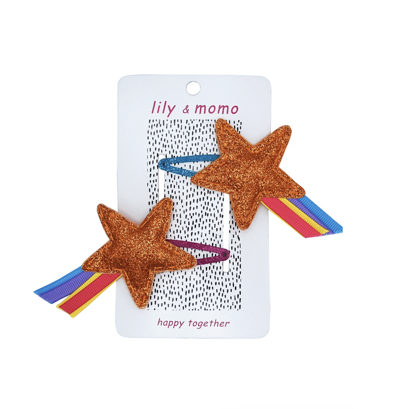 Star Bright Hair Clips by Lily + Momo Accessories Lily + Momo   