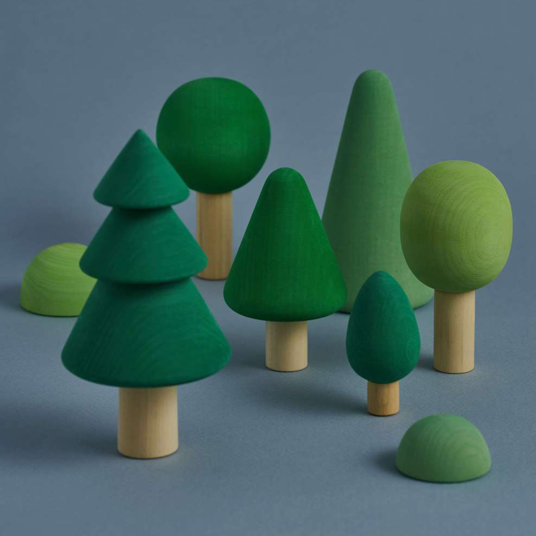 Wooden Forest Set by Raduga Grez Toys Raduga Grez   