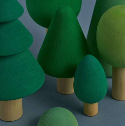 Wooden Forest Set by Raduga Grez Toys Raduga Grez   