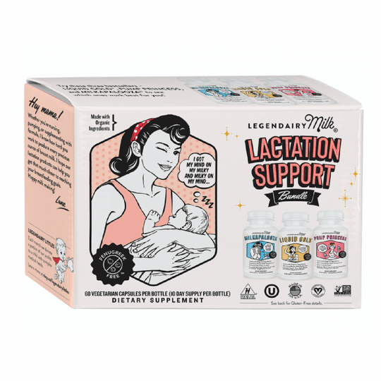 Legendairy Milk Lactation Support Bundle – 3 bottles (60 capsules each)