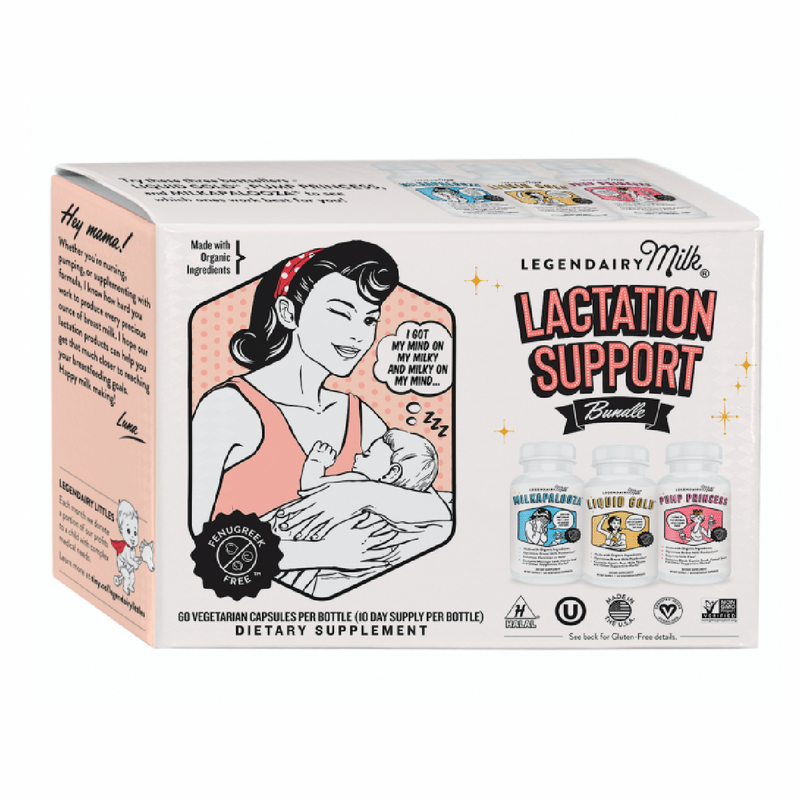 Legendairy Milk Lactation Support Bundle – 3 bottles (60 capsules each) Nursing + Feeding Legendairy Milk   