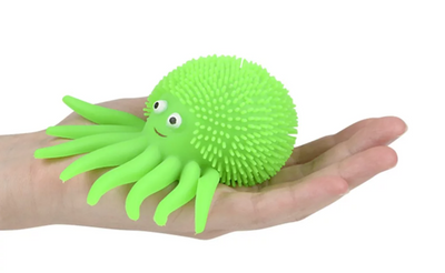 Puffer Octopus - 4 Inch by The Toy Network Toys The Toy Network   