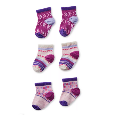 Baby Bootie Batch Socks - Pink Nectar by Smartwool Accessories Smartwool   