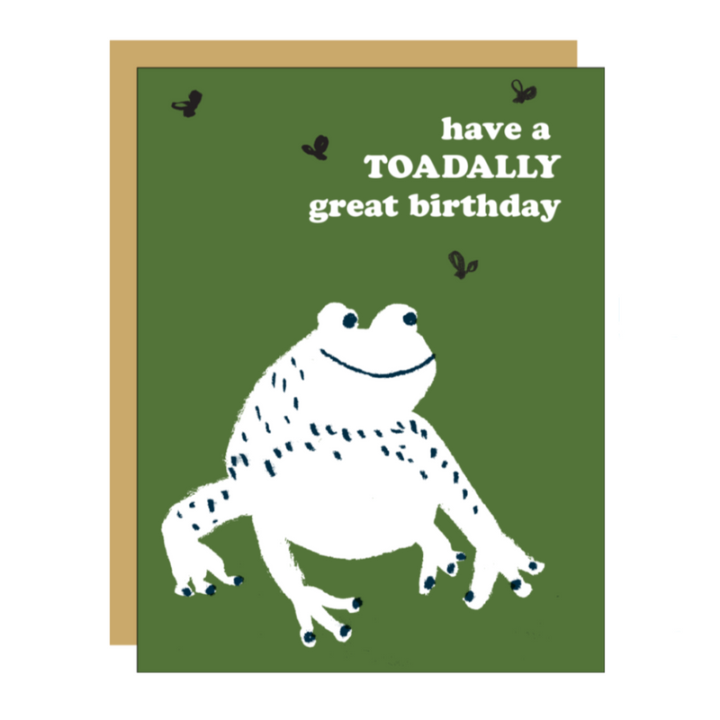 Toad Birthday Card by Egg Press Paper Goods + Party Supplies Egg Press   
