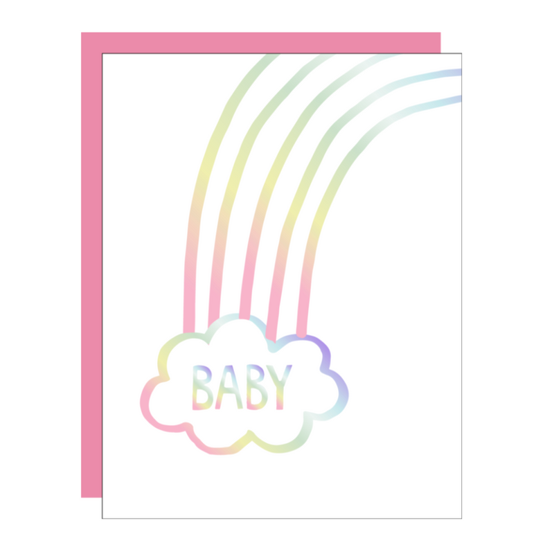 Baby Rainbow Card by Egg Press Paper Goods + Party Supplies Egg Press   