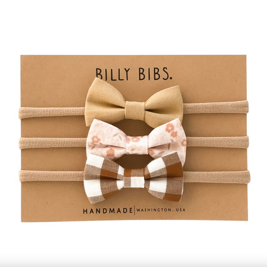 Nova Bow Headbands - Set of 3 by Billy Bibs
