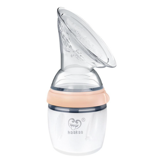 Generation 3 Silicone Breast Pump - Peach 6oz by Haakaa