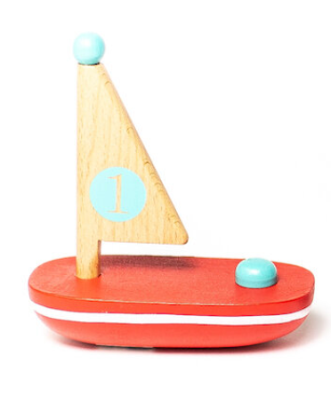 Lil Wooden Sailboat (1 Unit Assorted)