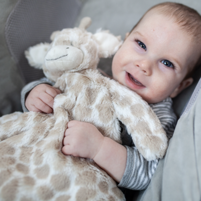 Gentry Giraffe Plush Baby Security Blanket by Mon Ami Toys Mon Ami   