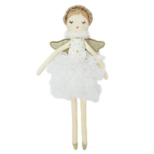 Adele Small White Angel Heirloom Doll by Mon Ami