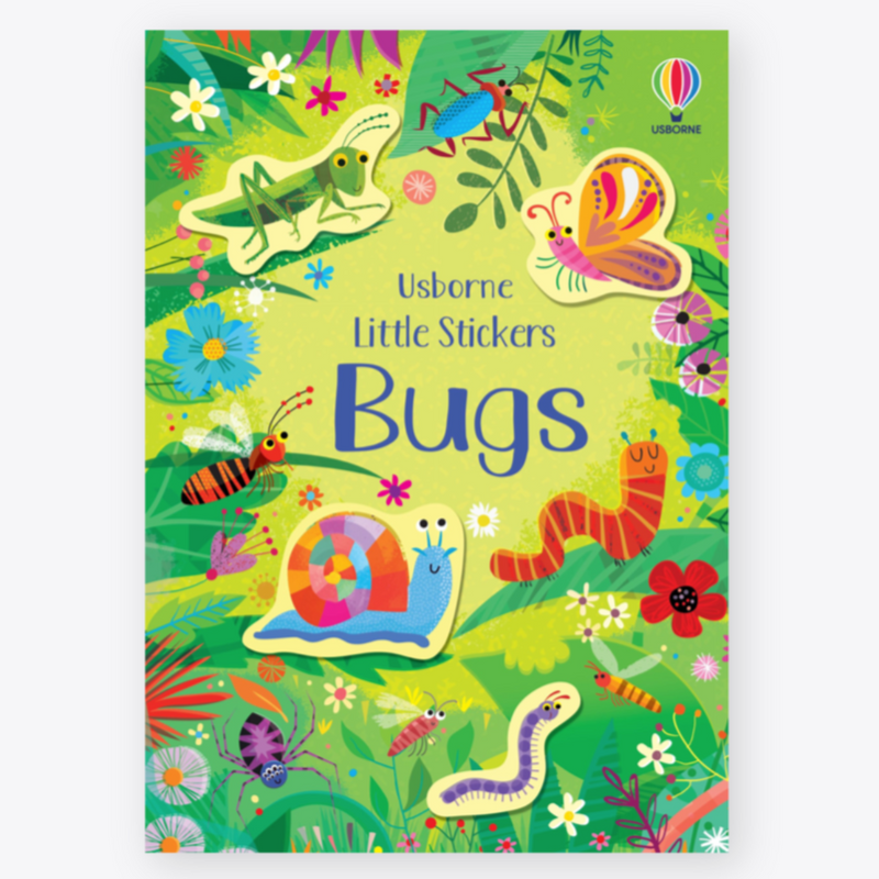 Little Stickers Book - Bugs Books Usborne Books   